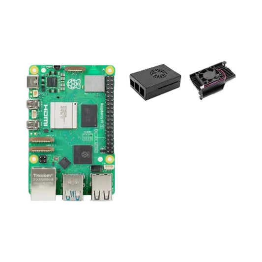Raspberry PI 5 Cardless Base Kit -2GB Memory Edition, High Performance Development Board Boot Pack