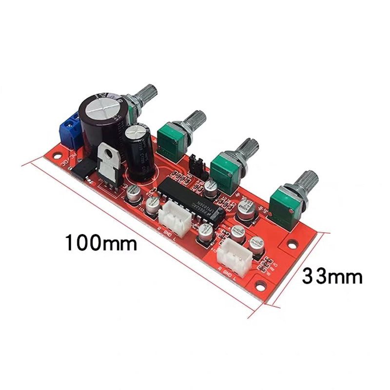 LM1036 Tone Preamplifier Board Balance Equalizer Audio Preamp Tone Conrtol Pre amplifier board pcb assembly customize