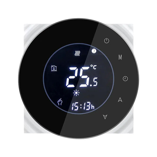 Custom WiFi fan coil programmable controller LCD touch screen digital indoor thermostat TUYA smart thermostat Manufacturer