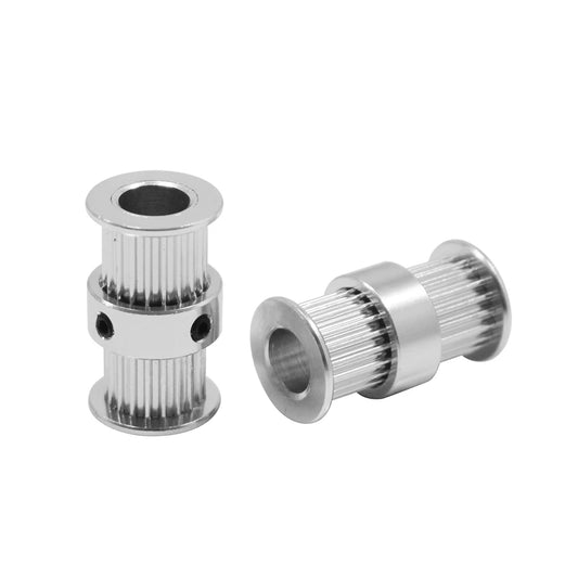 Custom GT2-20T Double head Bore: 5mm/8mm and width : 10mm Synchronous wheel 3D Printer Part Timing pulley 2 GT for 3d print For Reprap Manufacturer
