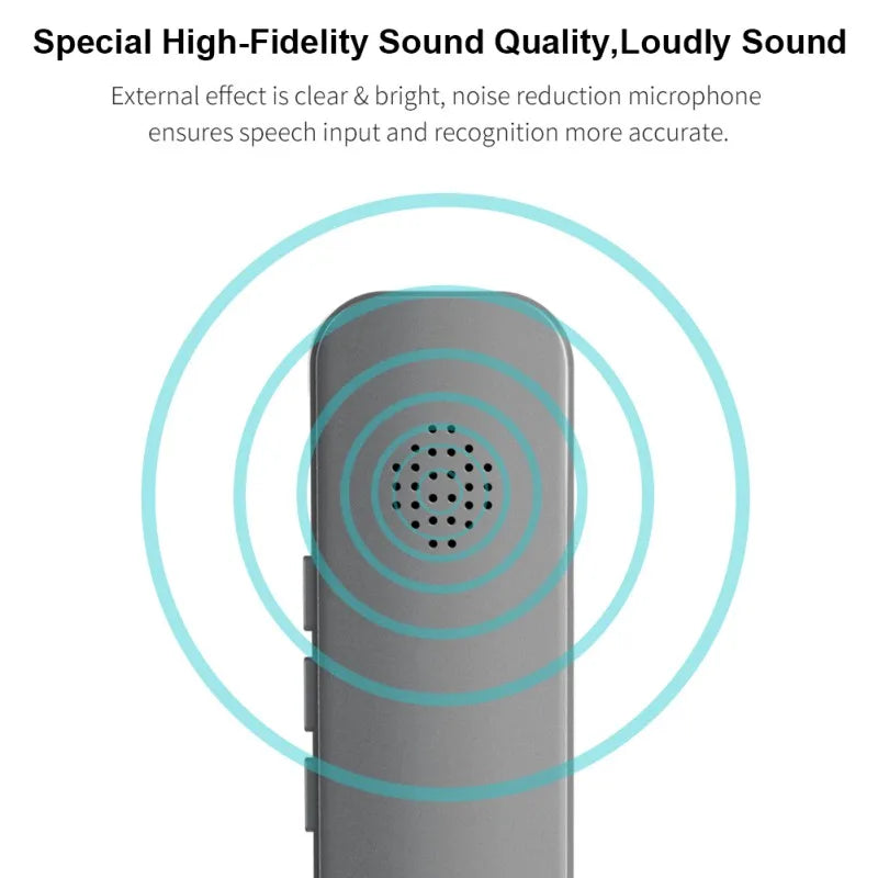 Custom Mirrored Tempered Glass Voice Translator  Photo Translation Smart Speech Business Real-time G6 Translator Multi-Languag Manufacturer