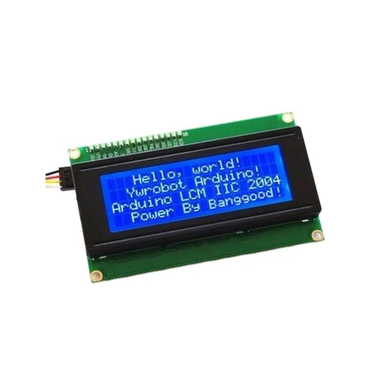 Custom Lonten Electronic Part 5V IIC/I2C 2004 204 20 x 4 Character LCD Display Module Blue Screen For ard Project Interface I2C Manufacturer