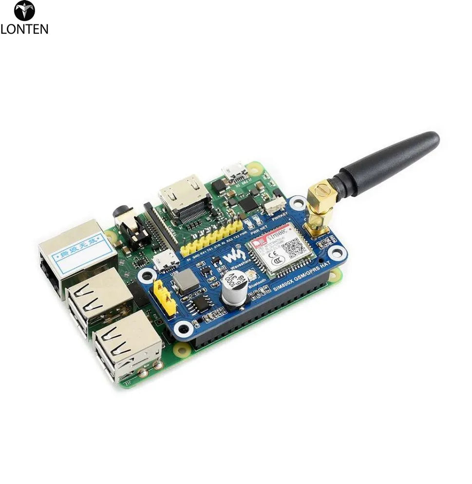 Custom GSM/GPRS/Bluetooth HAT for Raspberry Pi 2B/3B/3B+/Zero/Zero W SIM800C Supports SMS/DTMF/HTTP/FTP/MMS/email etc Manufacturer