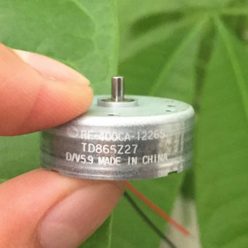 Custom Oringal Mabuchi RF-400CA-12265 Motor D/V 5.9 Mini Round Thin Spindle Motor DC 3V-6V 11500RPM High Speed for Car AV CD DVD Player Manufacturer