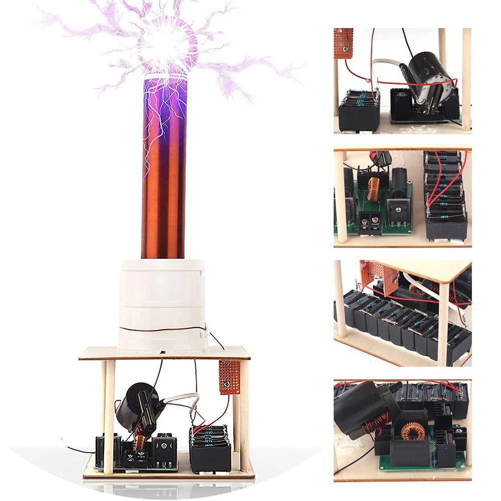 Custom Tesla Coil Plasma Generator Spark Gap Mini Ball DIY Electronic Kit Wireless Transmission DC 12~36V Soldering Training Suite Manufacturer