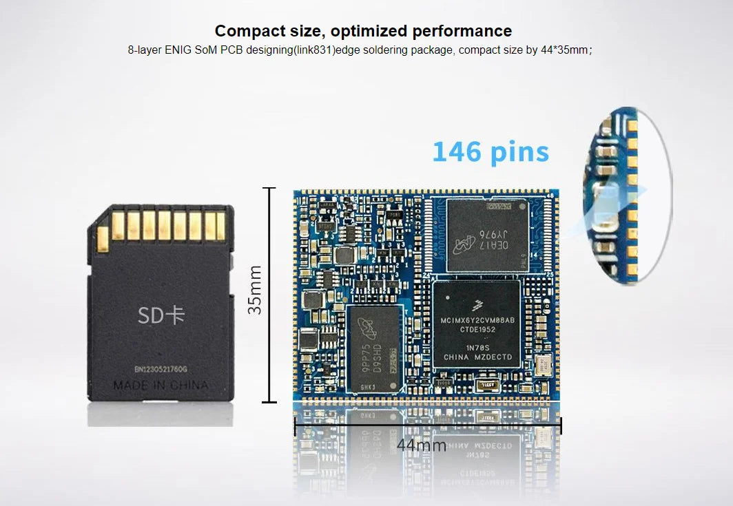 Custom PCBA FETMX6ULL-S System on Module(NXP i.MX6ULL SoC) Manufacturer