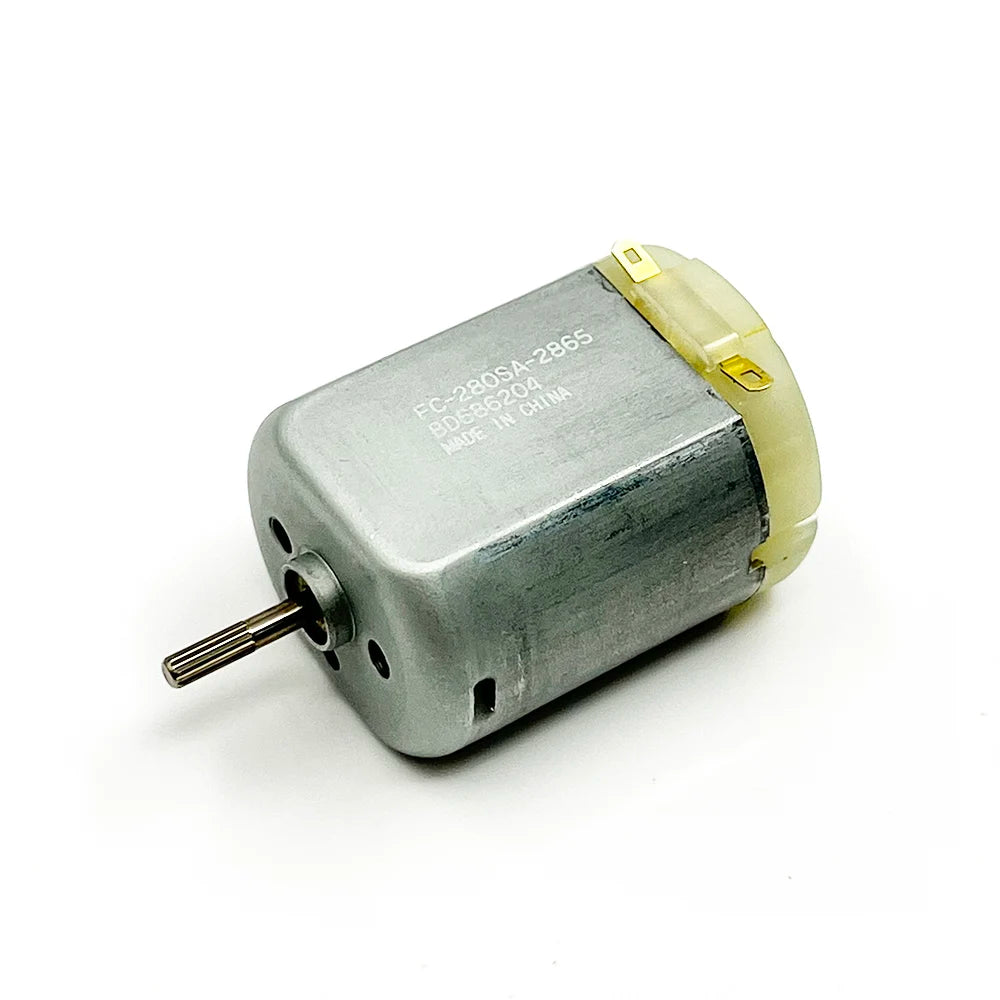 Custom FC-280SA-2865 Carbon Brush Motor DC 3V 6V 7.4V 9V 23500RPM High Speed Spline Shaft 280 Engine for Toy Car Boat Model Manufacturer
