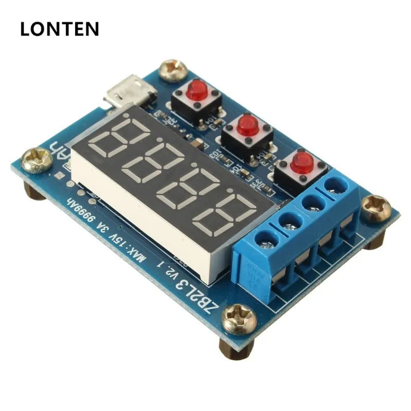 Custom Ru 94v0 Double Layer Bare PCB Printed Circuit Board in FR4 ZB2L3 Battery Capacity Tester External Load Discharge Type Module Manufacturer