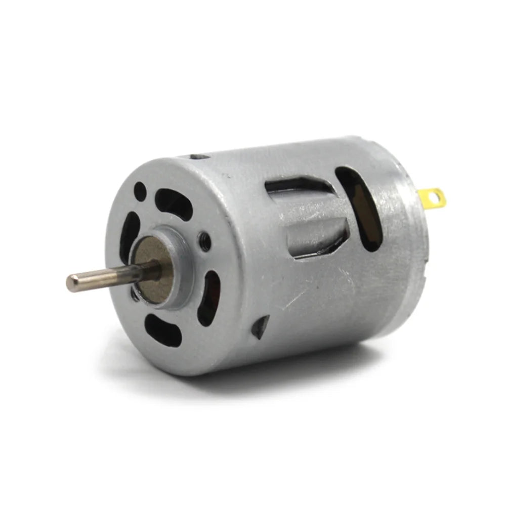 Custom Micro Round 27.5mm RS-360 Carbon Brush Motor DC 3V 5V 6V 8500RPM DIY Hobby Toy Car Boat Fan Manufacturer