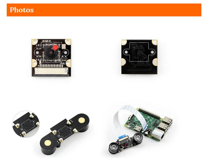 Custom Raspberry Pi 3 model B /4B NoIR Night camera With free 2 IR light Manufacturer