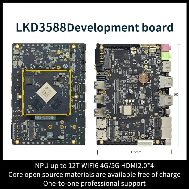 Custom  PCBA Neardi LKD 3588 Development Board  Rockchip 3588Manufacturer