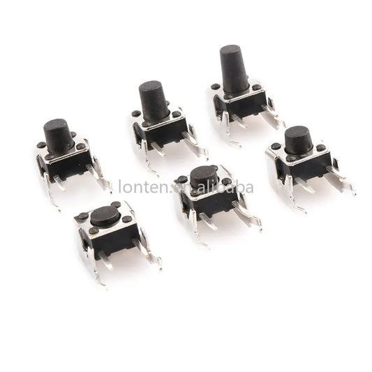 Custom Custom 70x Horizontal button touch switch 6*6*4.3 6*6*5 6*6*6 6*6*7 6*6*8 6*6*9 6*6*10 Manufacturer