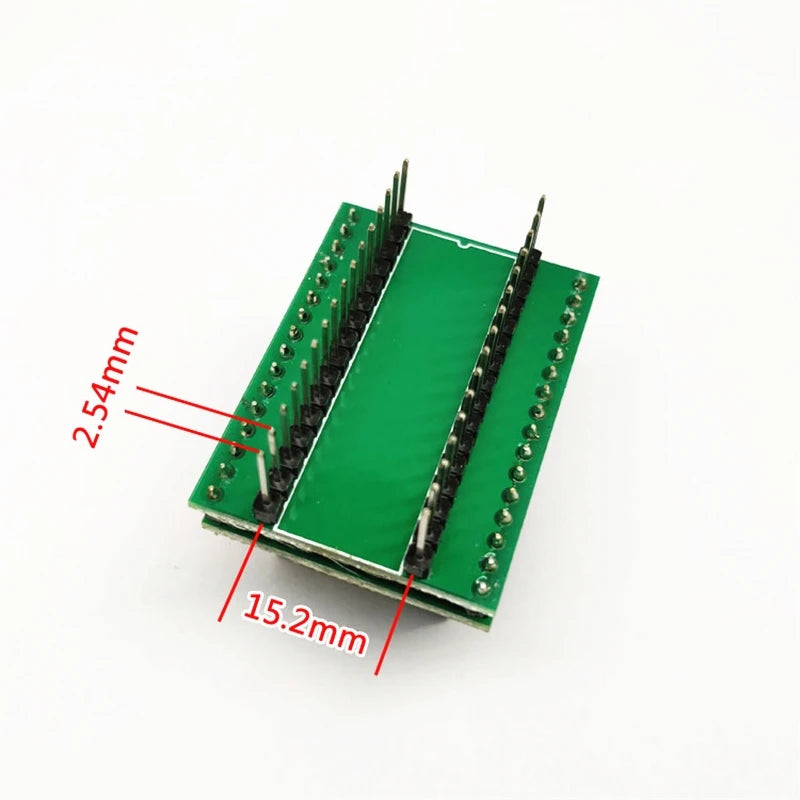 Custom QFN32-0.5 Burning Seat Flip To DIP32 High Temperature Resistant Ic Aging Seat 5*5mm Gold-plated Pin QFN32 Test Manufacturer