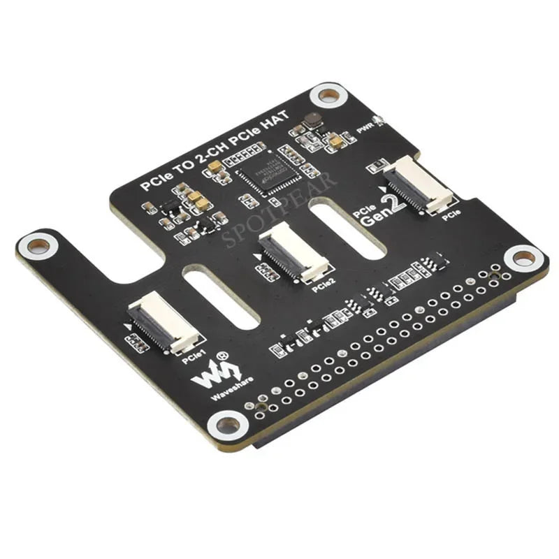 Custom Raspberry Pi 5 Educational Dual 2-CH PCIe FFC HAT Board
