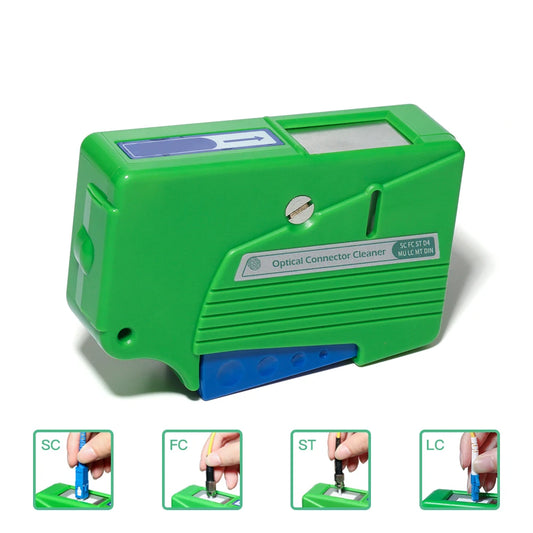 Custom KCC Optical Fiber Connector Cleaner/Fiber Conector Cleaning Cassette, 500 times Cassette Cleaner Fiber Optic Cleaning Box Manufacturer