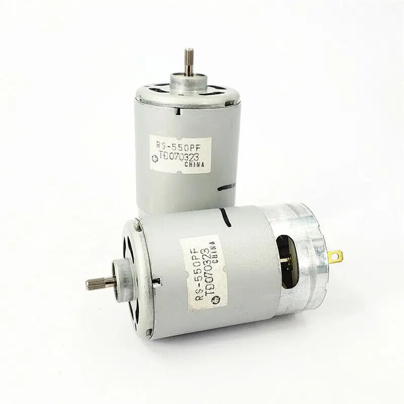 Custom Micro 38mm RS-550PF Motor DC 12V-24V 18V 20000RPM High Speed High Power Torque Spined Shaft for Electric Drill Tool Manufacturer