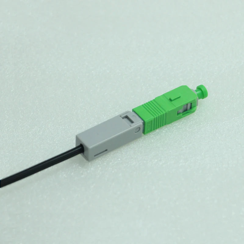 Custom 100PCS SC APC-F4 FTTH Optical fibe quick connector SC APC/UPC FTTH Fiber Optic Fast Connector SC Fiber Assembly connector Manufacturer