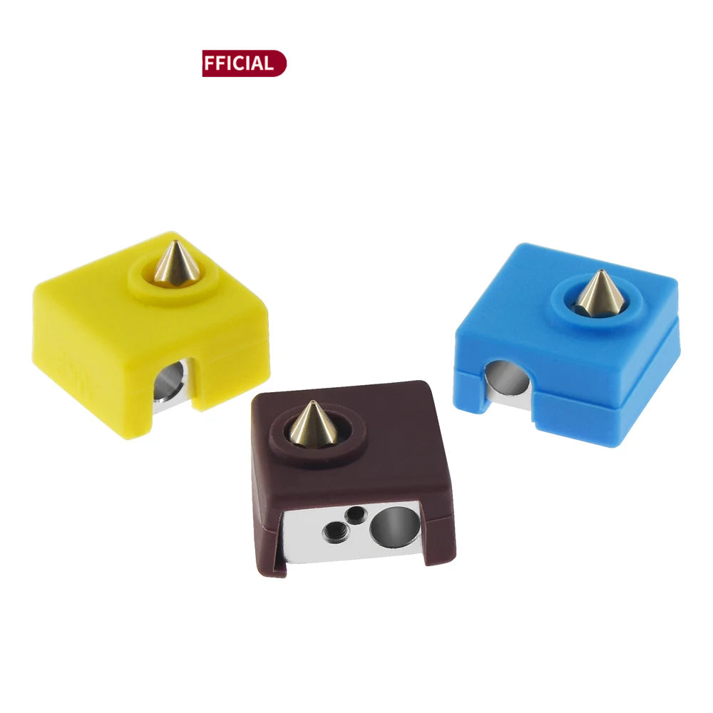 Custom 3D Printer MK8 Protective Silicone Sock Cover Case for Ender 3 Heater Block of CR10,10S,S4,S5 Anet A8 MK7/MK8/MK9 Hotend Manufacturer