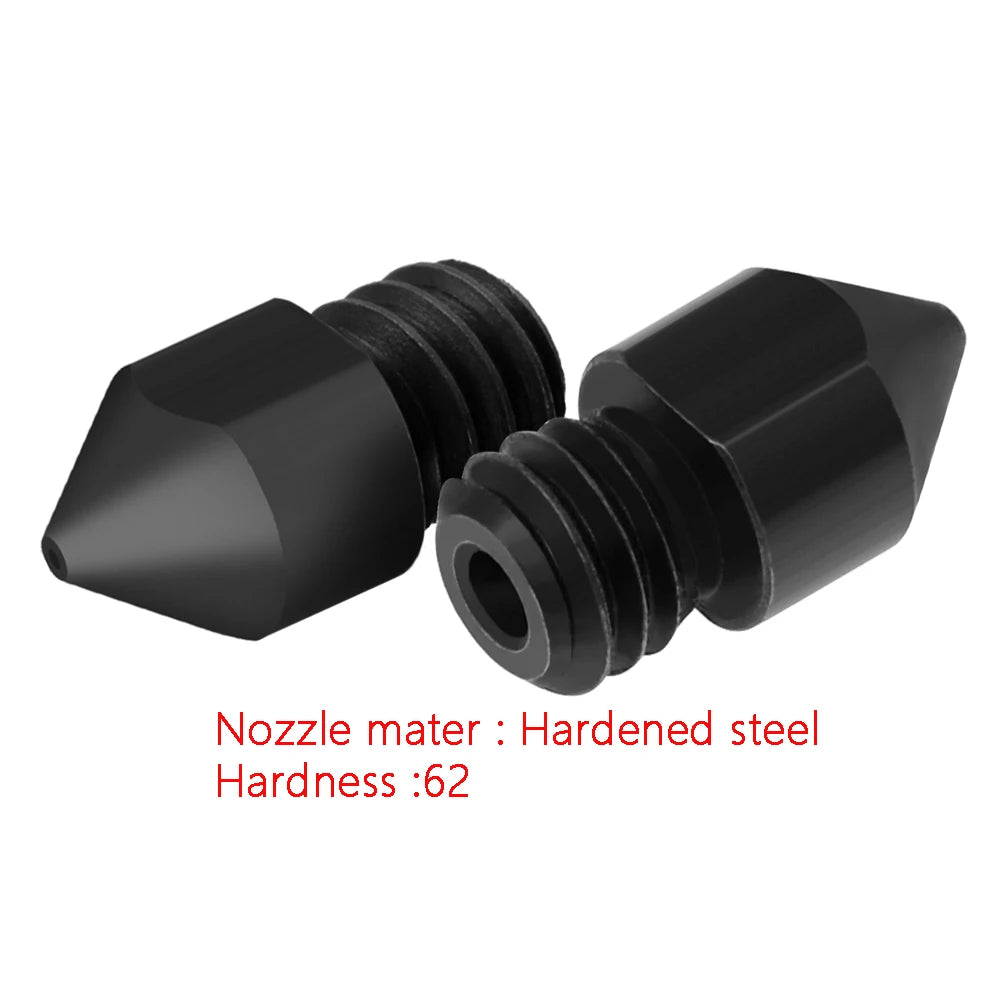Custom MK7 MK8 Nozzle Super Hard Steel Mold Steel Corrosion-Resistant Extruder Threaded 1.75mm 3D Printer Nozzle for Ender3 Pro Manufacturer