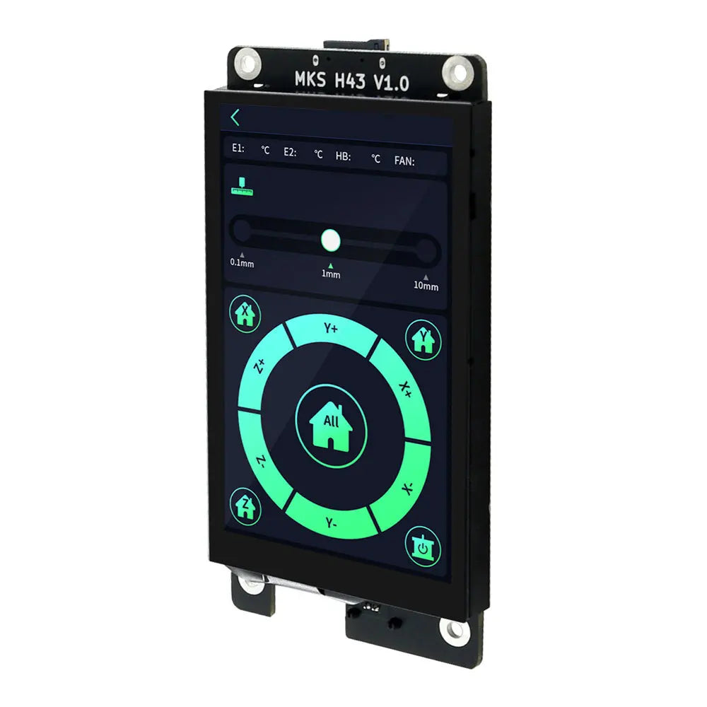 Custom MKS H43 V1.0 smart display controller 3d printer parts 4.3 inch IPS LCD 800*480 HD capacity touch screen for Marlin2.x Manufacturer