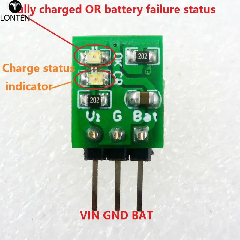 Custom 08CRMA*10 Ultra-small Battery charger board DC Power supply Module for 18650 Rechargeable Li-ion Battery LED toy UAV RTF UFO Manufacturer