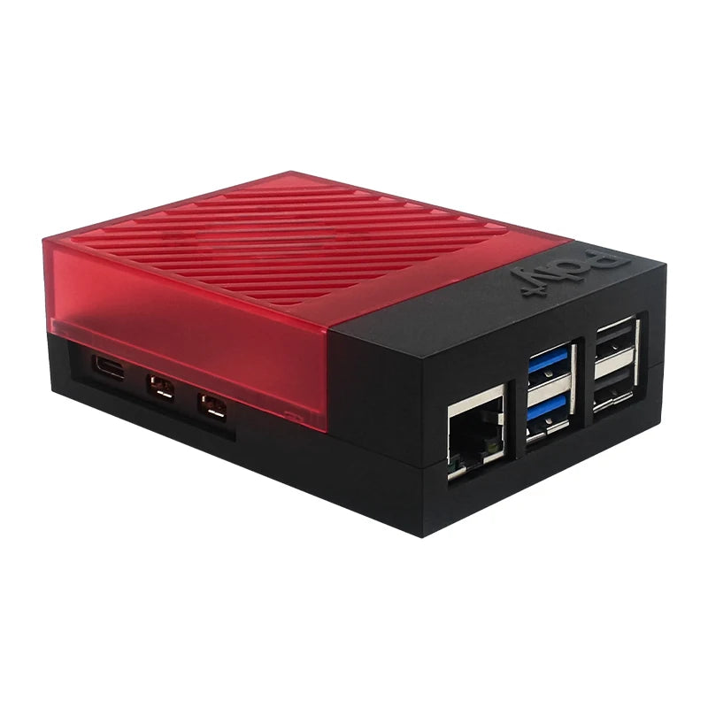 Argon Poly 5 Aluminum Alloy Case Passive Cooling Fan with Radiator Protection Box Optional for Raspberry Pi 5
