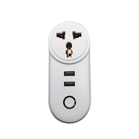 Custom Lonten Wholesale smart life Remote Control SOUTH AFRICAN Plug type Voltage Safe Protector wall 2USB wifi Smart Plug Socket Manufacturer