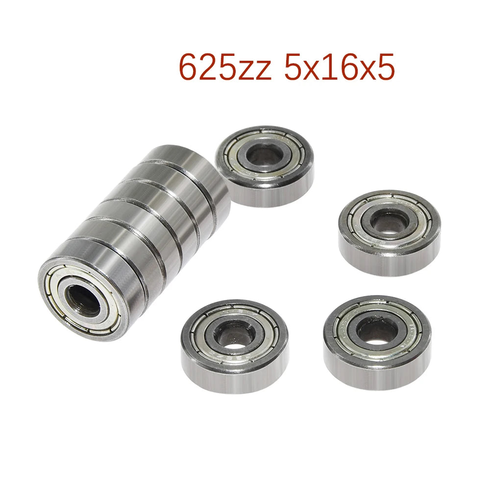 Custom Flange Ball Bearing 623zz 624zz 625zz Deep Groove Flanged Pulley Wheel for 3D Printers Parts Manufacturer