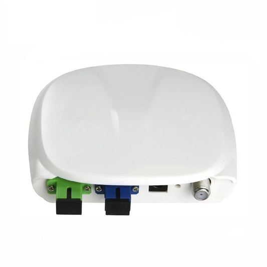 Custom Fiber Optical FTTH optical receiver SC/APC-SC/UPC with WDM and AGC Mini Node Indoor Optical Receiver with white plastic case Manufacturer