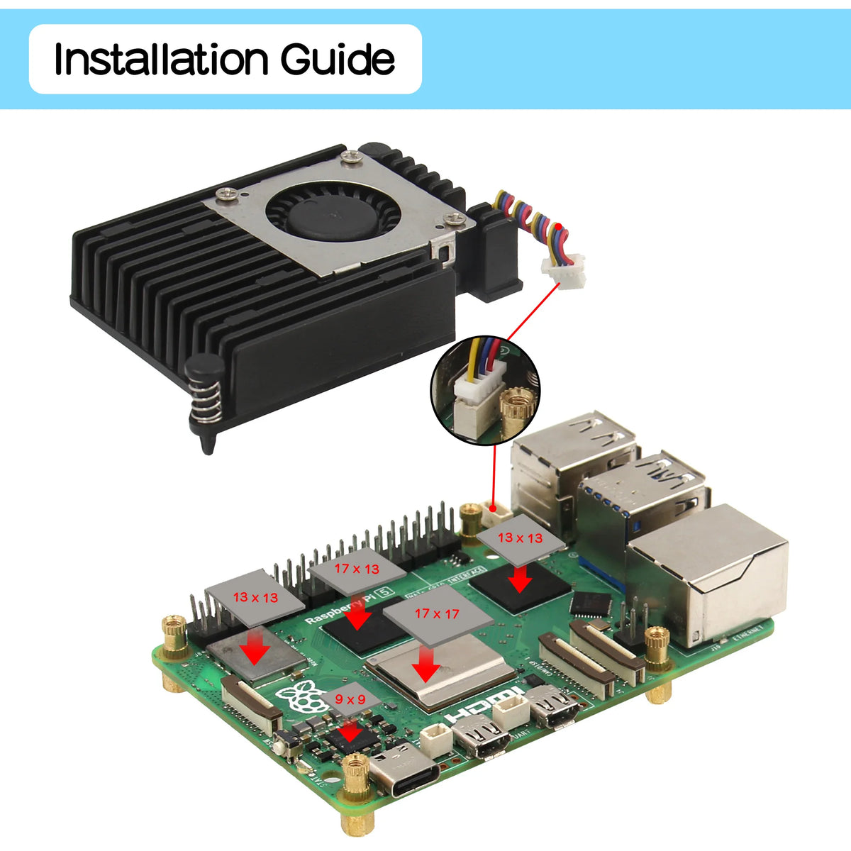 Custom  Raspberry Pi 5 Active Cooler