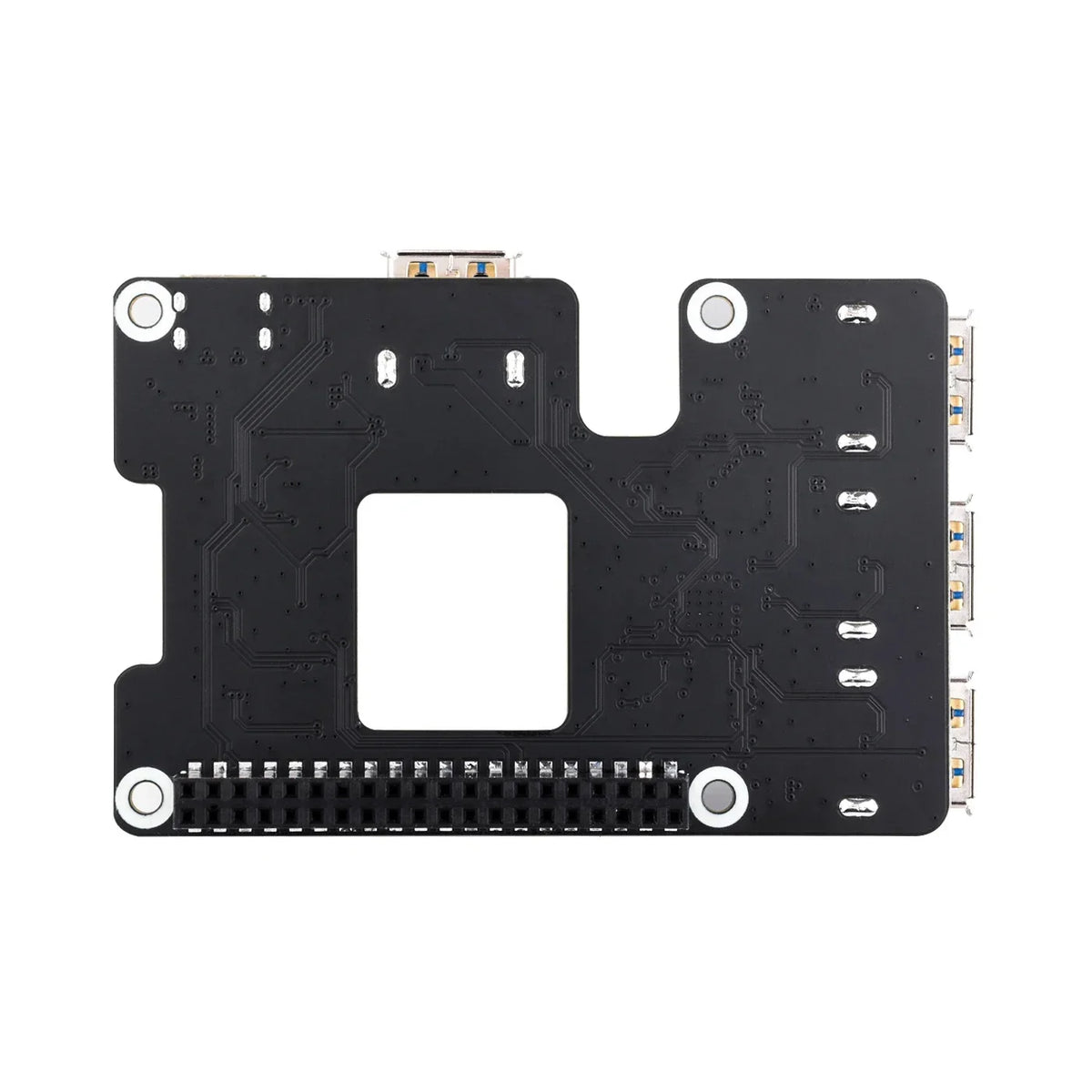PI5 PCIe To USB 3.0 HUB Expansion Board for RasPi RPI Raspberry Pi 5 Projects 4GB 8GB 16GB RAM HAT Breakout Shield Accessories