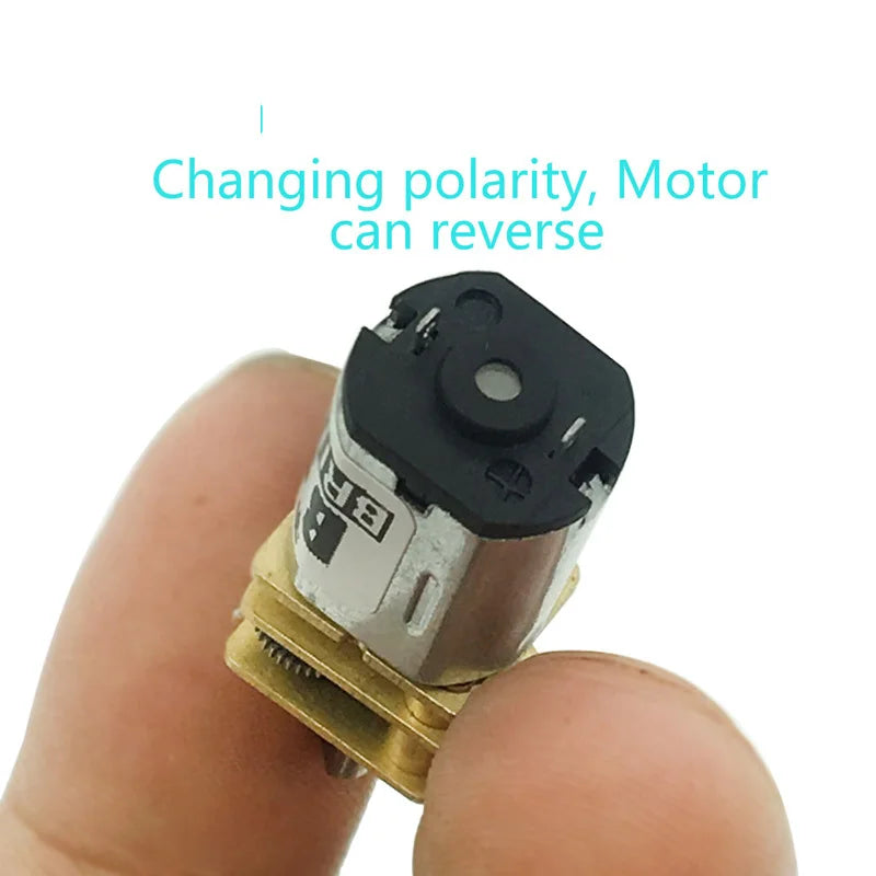 Custom N20 Geared Motor Smart Car 3V6V12V Micro DC Motor CW/CCW Reversible D Axis Auto Door Lock Motor DIY Low Speed Manufacturer