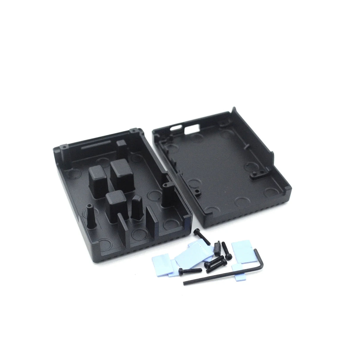 Raspberry Pi Case Aluminum Alloy Case Cover Cooling Heatsink Protective Box With Power Switch for Raspberry Pi 5