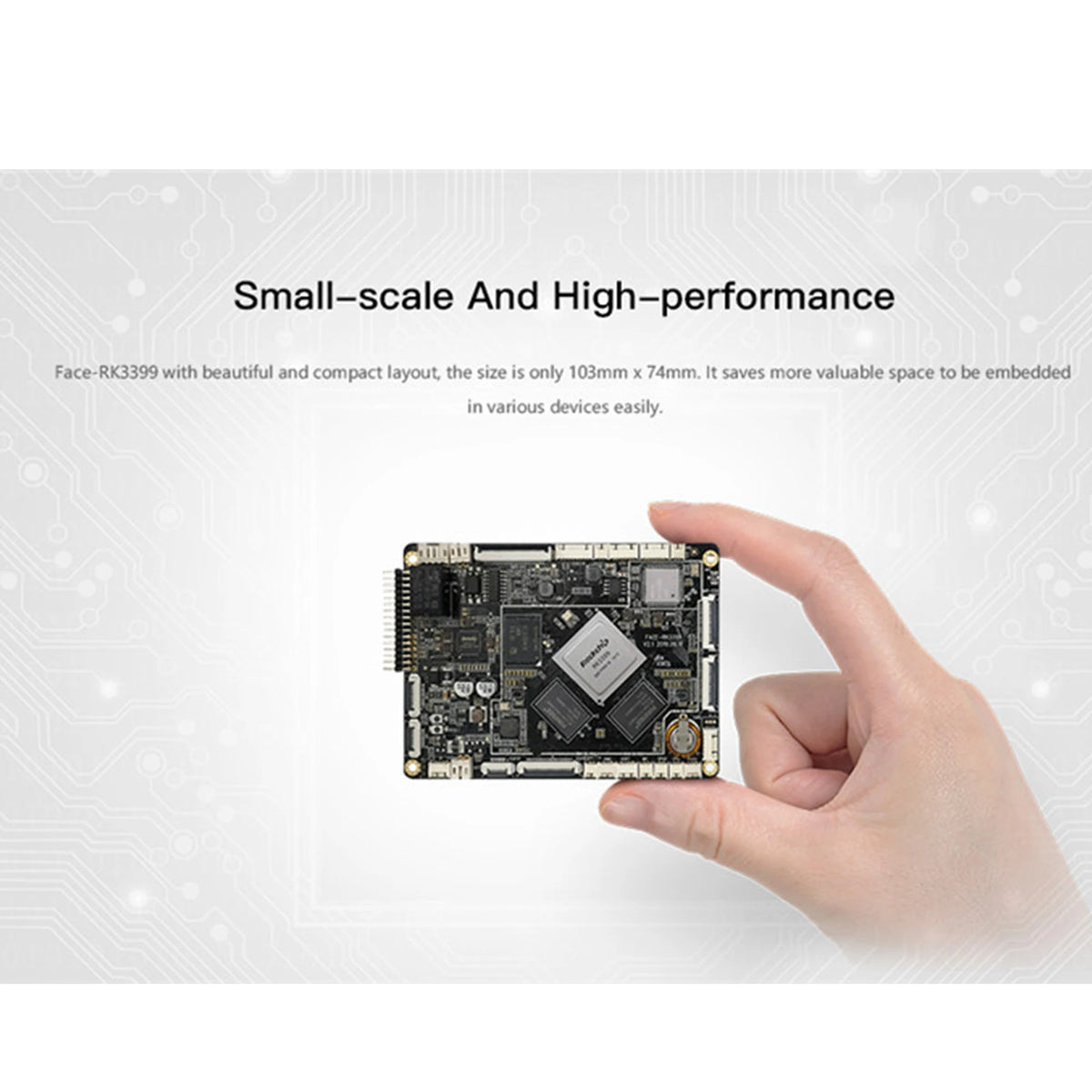 Custom Firefly Face-RK3399 Face Recognition Rockchip RK3399 2GB LPDDR4 16GB eMMC 5.1 Six-core 64-bit Processor 1.8GHz Manufacturer