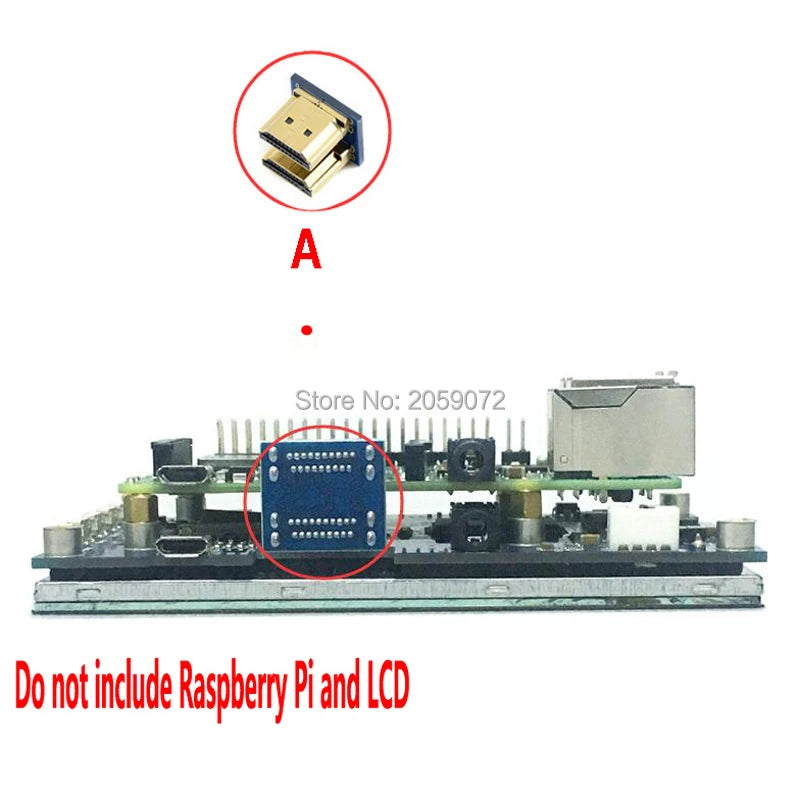 Custom Raspberry Pi 4B model 3B+ LCD HD Adapter connector Manufacturer