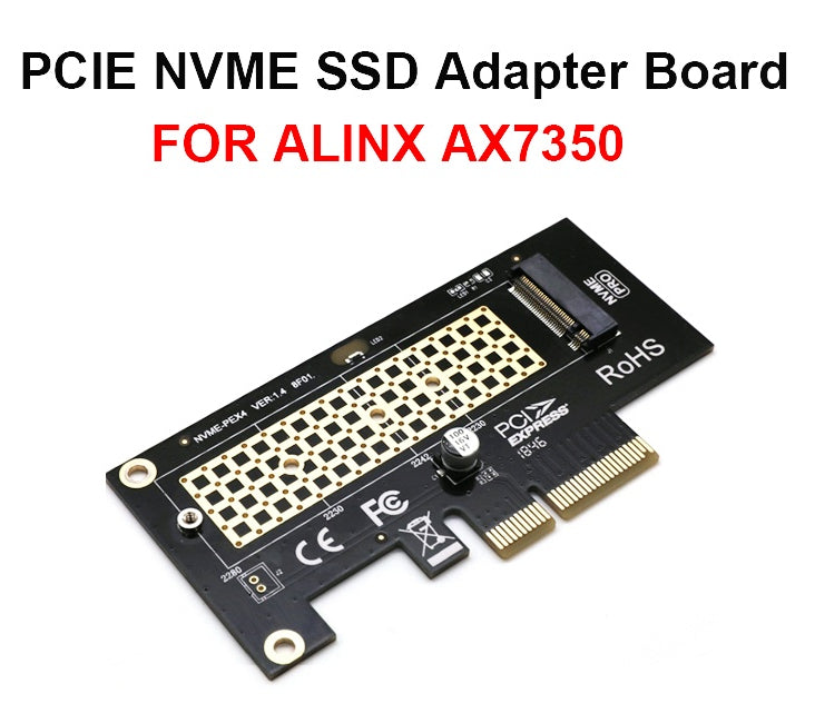 PCIE NVME SSD Adapter Board Supporting AX7350 FPGA Board Custom PCB pack pcba led customize