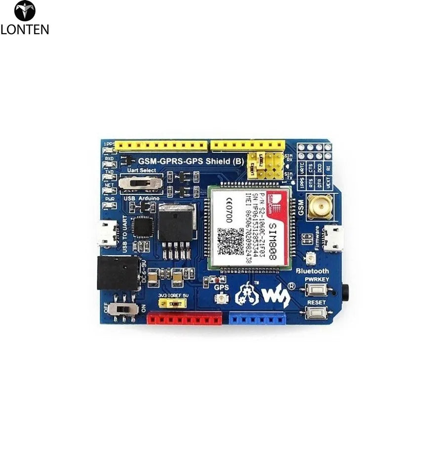 Custom GSM/GPRS/GPS Shield (B) arduinos Shield Based on SIM808 USB TO UART convert compatible with UNO/Leonardo/NUCLEO/XNUCLEO Manufacturer
