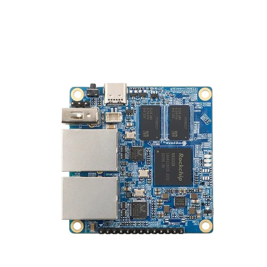 Custom  Orange Pi R1 Plus,Portable Travel Router SBC OpenWRT with Dual GbE,1GB Rockchip RK3328,Support Android 9/Ubuntu/Debian OS Manufacturer