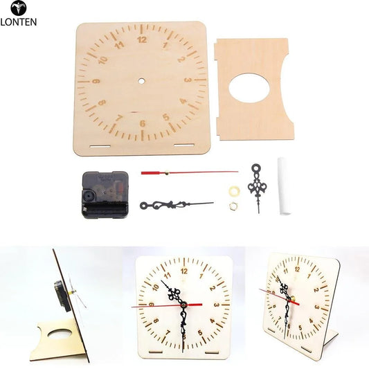 Custom Lonten DIY Clock Primary School Technology Production Kit Manual Invention DIY Material Science Model Manufacturer