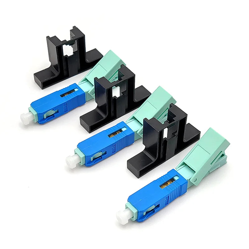 Custom 100PCS FTTH SC APC/UPC assembly FTTH Fiber Optic Fast Connector Embedded-SC Fiber quick Connector Manufacturer