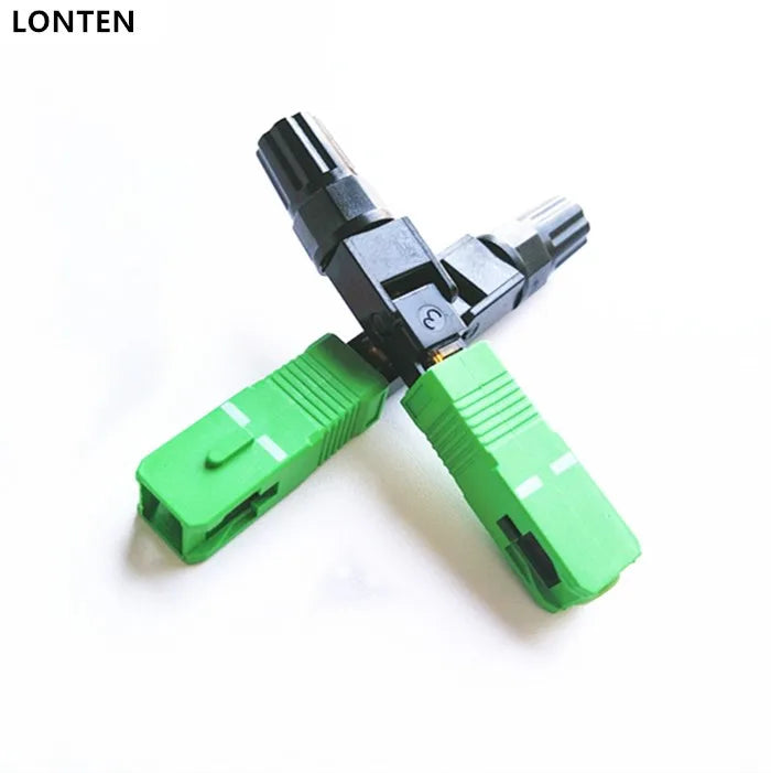 Custom FTTH SC UPC APC single-mode fiber optic SC quick connector FTTH Fiber Optic Fast Connector SC Connector Manufacturer