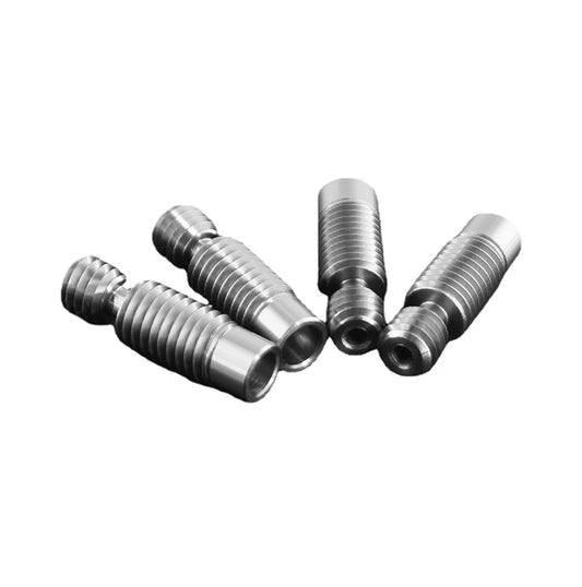 Custom NEW High quality V6 heat break TC4 titanium alloy for 3D Printer Parts E3D V6 HOTEND heater block 1.75MM Filament Smooth Manufacturer