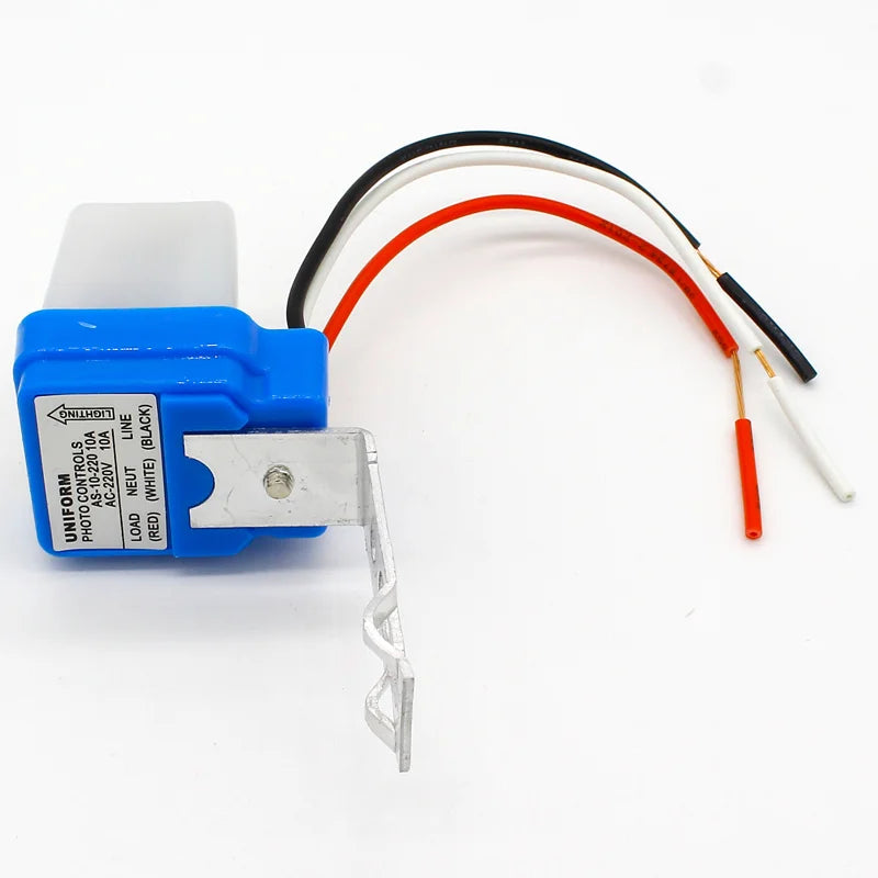 Custom Automatic Auto On Off Photocell street Light Switch DC AC 220V 50-60Hz 10A Photo Control Photoswitch Sensor Switch Manufacturer