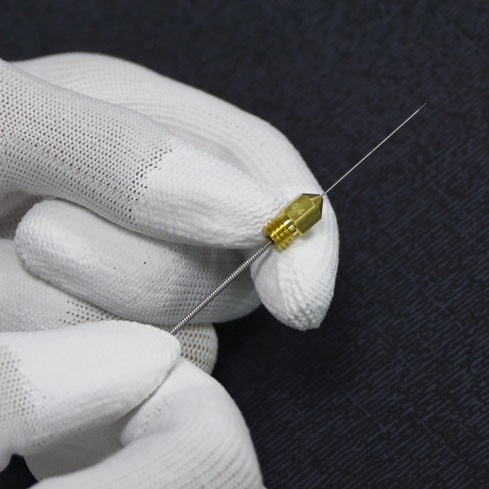 Custom 1set 3D Printer Parts Nozzle cleaner Bendable Drill Bit for Cleaning 0.4mm of V6 j-head Hotend Nozzle for Ender 3 CR10 Extrusion Manufacturer