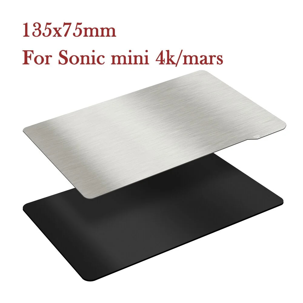 Custom Flex 135x80 Hot bed 3D printer parts with flexible magnetic sticker Spring Steel plate Manufacturer