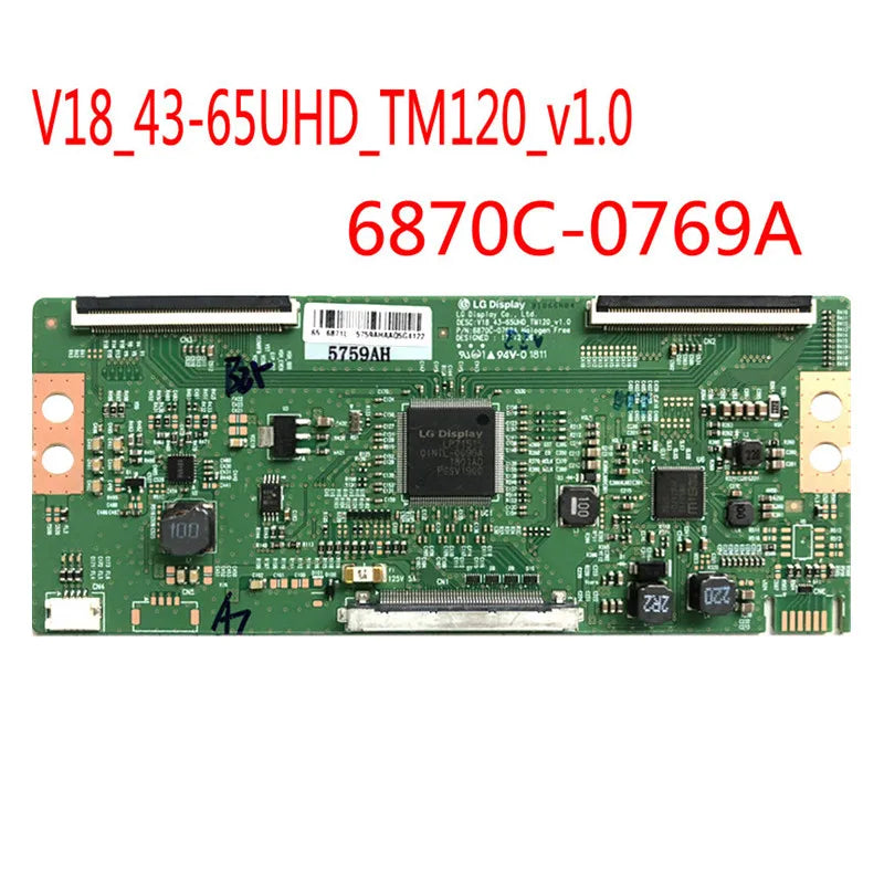 Custom Pcba V18_43-65UHD_TM120_v1.0 logic board  6870C-0769A  t-con  FOR  Philips 55PFL5604/F7 TH55GX740A  VIANO TV55UHD 4K Manufacturer