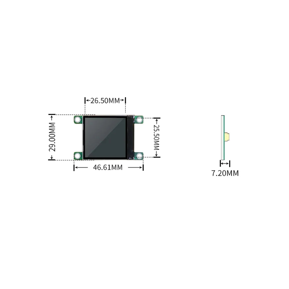 Custom 1.44 inch 128*128 HMI Intelligent Smart USART UART Serial TFT LCD Module Display Panel for Arduin0 without Touch Panel Manufacturer