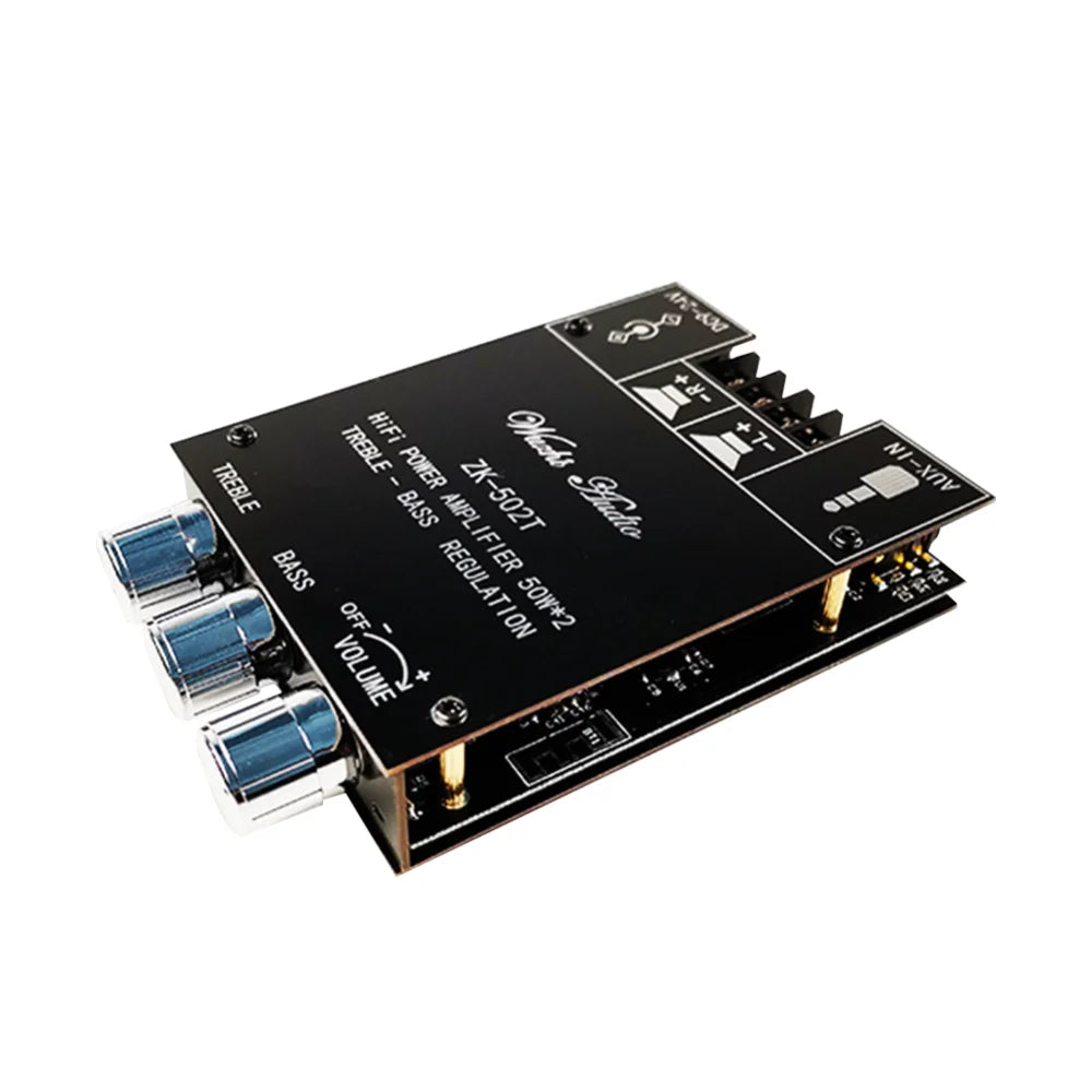 Custom LT-ZK-502T 50Wx2 Stereo Amplifier Board BT-Compatible Audio Speaker Module Manufacturer