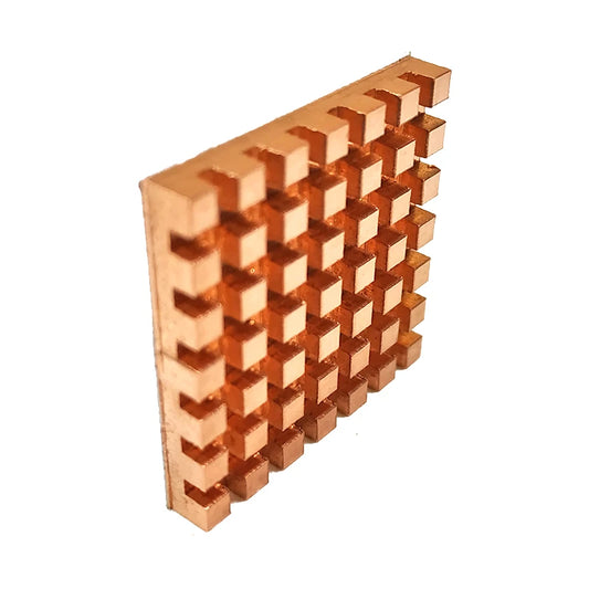 Custom Pure Copper Heat Sink Adhesive Back  Cooling For VGA DDR MOS GPU IC Chipset Radiator Cooler Heatsink 28x28x4mm Manufacturer