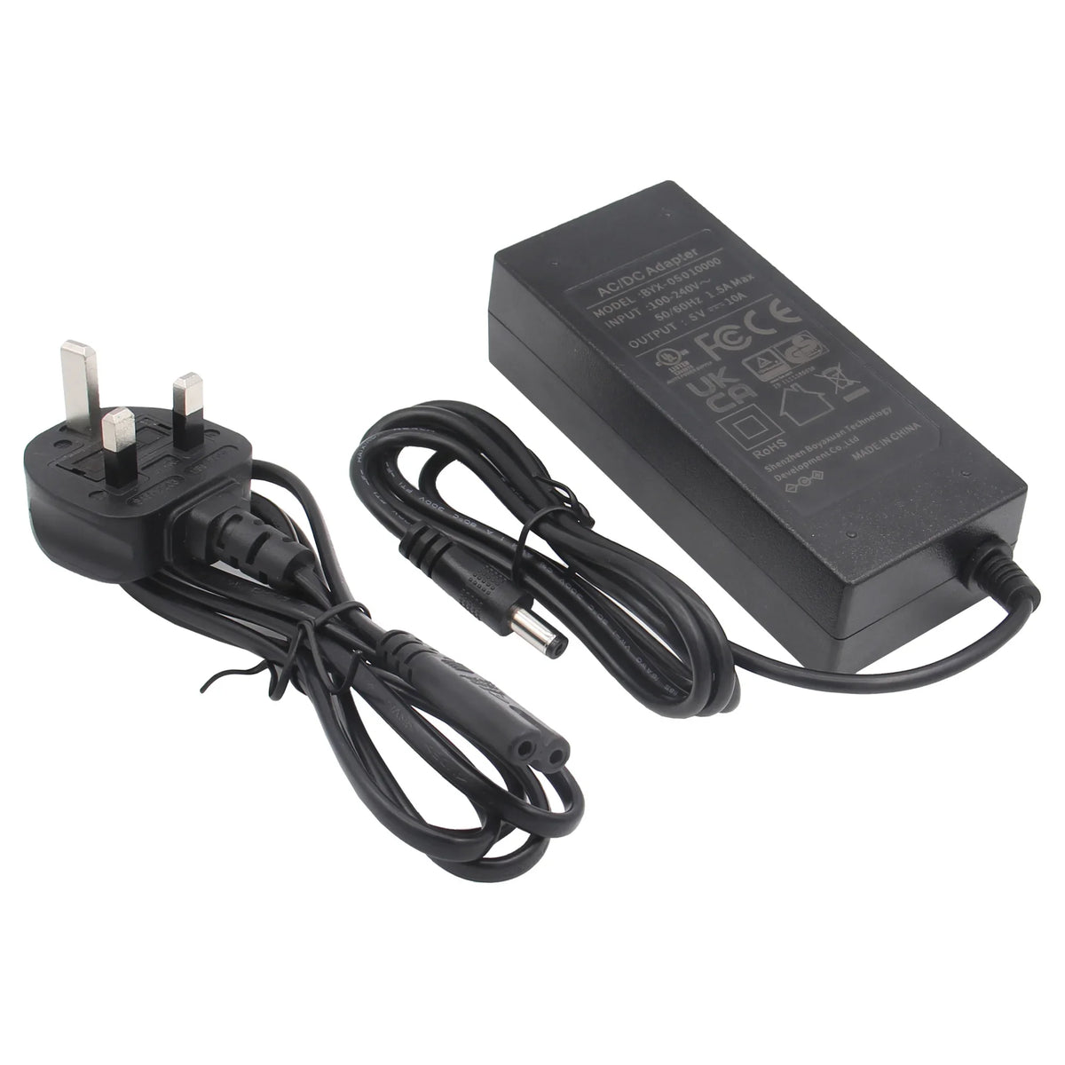 5V 10A Power Adapter Power Supply DC 5.5*2.1mm Jack for Raspberry Pi 5 and X1011 Board